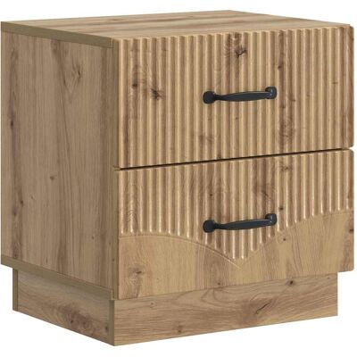 VIDAXL Armadio Da Notte Rovere Artigianale 43 X 34,5 X 44,5 Cm VIDAXL Armadio Da Notte Rovere Artigianale 43 X 34,5 X 44,5 Cm