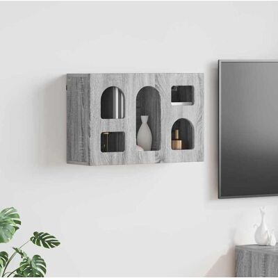 VIDAXL Armadio Pensile Grigio Sonoma 60 X 20 X 40 Cm Legno VIDAXL Armadio Pensile Grigio Sonoma 60 X 20 X 40 Cm Legno
