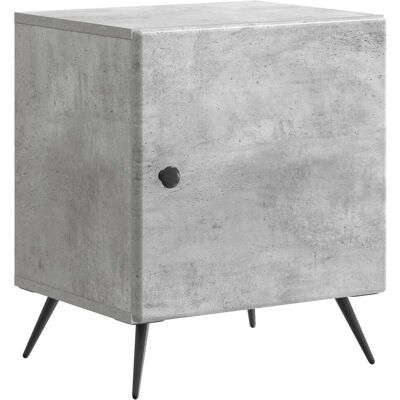 VIDAXL Armadio Da Notte Grigio Cemento 43 X 34,5 X 50 Cm VIDAXL Armadio Da Notte Grigio Cemento 43 X 34,5 X 50 Cm