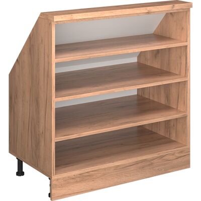Vicco Mobile Sottotetto Rion, Rovere Dorato, 80 X 81.6 Cm Con 4 Scomparti, Vicco Mobile Sottotetto Rion, Rovere Dorato, 80 X 81.6 Cm Con 4 Scomparti,