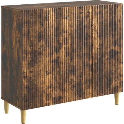 MAISON EXCLUSIVE - Credenza Rovere Fumo 89 X 34,5 X 80 Cm Legno Ingegnerizzato MAISON EXCLUSIVE - Credenza Rovere Fumo 89 X 34,5 X 80 Cm Legno Ingegnerizzato
