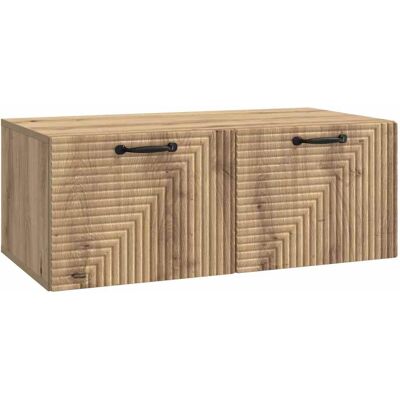 VIDAXL Mobile Porta Tv Da Muro Rovere Artigianale 78,5 X 41 X 30 VIDAXL Mobile Porta Tv Da Muro Rovere Artigianale 78,5 X 41 X 30