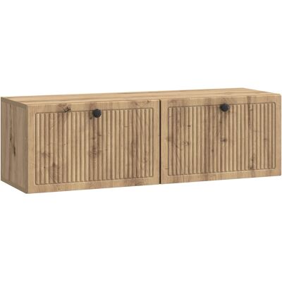 VIDAXL Mobile Porta Tv Da Muro Rovere Artigianale 98 X 31 X 30 Cm VIDAXL Mobile Porta Tv Da Muro Rovere Artigianale 98 X 31 X 30 Cm