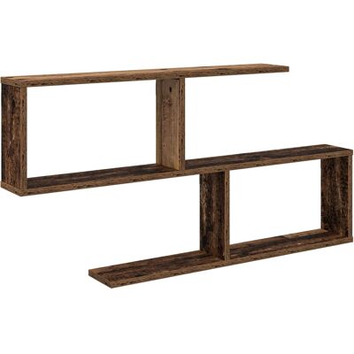 VIDAXL Scaffale Da Parete Legno Antico 100 X 12 X 50,5 Cm VIDAXL Scaffale Da Parete Legno Antico 100 X 12 X 50,5 Cm
