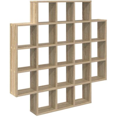 VIDAXL Scaffale Da Parete Rovere Sonoma 100 X 13 X 100 Cm VIDAXL Scaffale Da Parete Rovere Sonoma 100 X 13 X 100 Cm