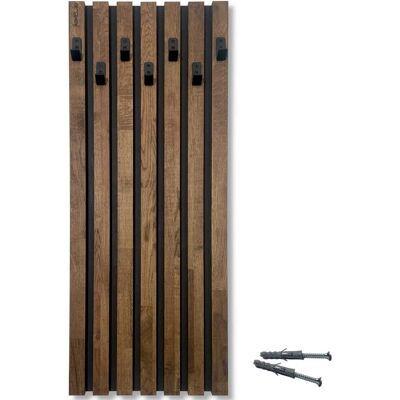 OEM Gruccia Appendiabiti In Legno Lamele 98cm Modulo 40cm Marrone OEM Gruccia Appendiabiti In Legno Lamele 98cm Modulo 40cm Marrone