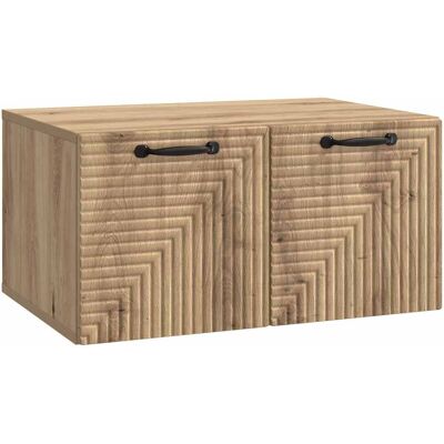 VIDAXL Mobile Porta Tv Da Muro Rovere Artigianale 59,5 X 41 X 30 VIDAXL Mobile Porta Tv Da Muro Rovere Artigianale 59,5 X 41 X 30