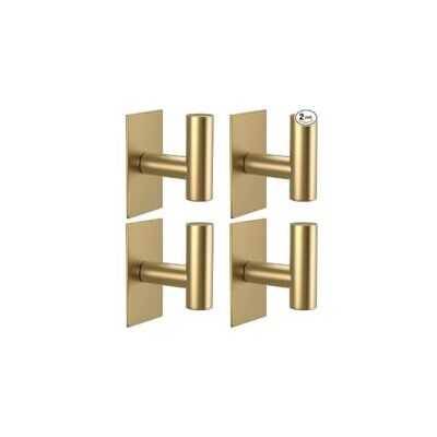 OEM Ganci Portasciugamani Da Parete, Retro Adesivo Resistente E Impermeabile Per Appendere Cappotti E Vestiti, Ganci Per Armadio, Staffa Da Parete Per Cucina (oro, Adesivo, Set Da 4) - Crezuo OEM Ganci Portasciugamani Da Parete, Retro Adesivo Resistente E Impermeabile Per Appendere Cappotti E Vestiti, Ganci Per Armadio, Staffa Da Parete Per Cucina (oro, Adesivo, Set Da 4) - Crezuo