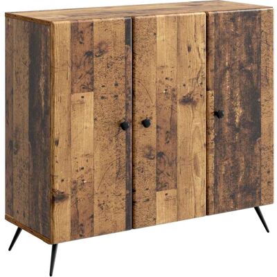 VIDAXL Credenza Legno Antico 89 X 34,5 X 80 Cm Legno Ingegnerizzato VIDAXL Credenza Legno Antico 89 X 34,5 X 80 Cm Legno Ingegnerizzato