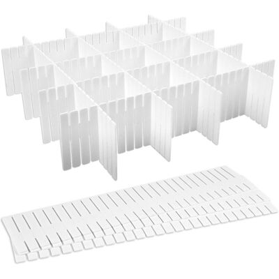 OEM Organizzatore Per Cassetti Regolabile, 8 Divisori Per Cassetti Regolabili, Scatola Portaoggetti Multifunzionale In Plastica Per Biancheria Intima OEM Organizzatore Per Cassetti Regolabile, 8 Divisori Per Cassetti Regolabili, Scatola Portaoggetti Multifunzionale In Plastica Per Biancheria Intima