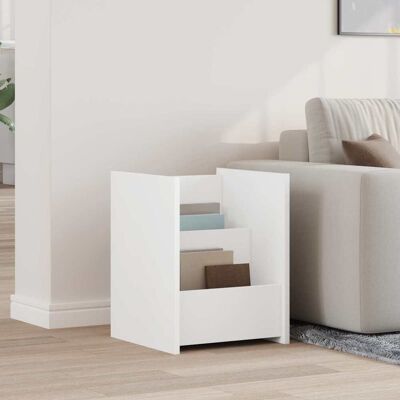 VIDAXL Scaffale Per Riviste Bianco 35 X 35 X 45 Cm Legno VIDAXL Scaffale Per Riviste Bianco 35 X 35 X 45 Cm Legno