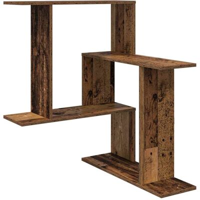 VIDAXL Scaffale Da Parete Legno Antico 67 X 67 X 87 Cm VIDAXL Scaffale Da Parete Legno Antico 67 X 67 X 87 Cm