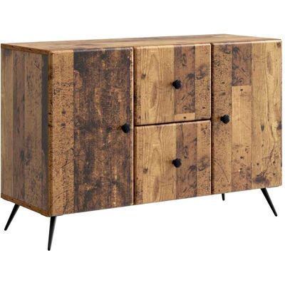 VIDAXL Credenza Legno Antico 89 X 34,5 X 60 Cm Legno Ingegnerizzato VIDAXL Credenza Legno Antico 89 X 34,5 X 60 Cm Legno Ingegnerizzato