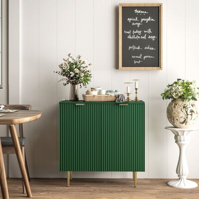 PZCC Credenza Da Cucina Con 2 Ante, Ripiano Regolabile, Gambe In Metallo Rialzate, 80 X 40 X 80 Cm, Verde Oliva. PZCC Credenza Da Cucina Con 2 Ante, Ripiano Regolabile, Gambe In Metallo Rialzate, 80 X 40 X 80 Cm, Verde Oliva.