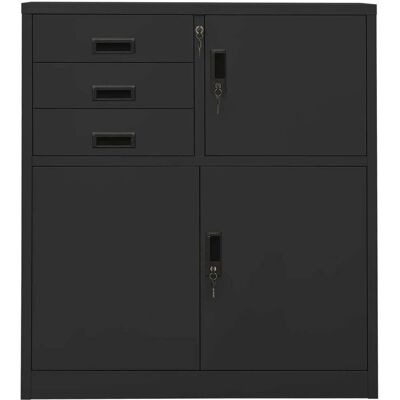 Armadio per Ufficio vidaXL - Acciaio, Antracite, 90x40x102 cm - Mobiliario Ufficio Armadio per Ufficio vidaXL - Acciaio, Antracite, 90x40x102 cm - Mobiliario Ufficio