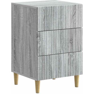 VIDAXL Armadio Da Notte Con Cassetto Grigio Sonoma 43 X 41 X 66,5 VIDAXL Armadio Da Notte Con Cassetto Grigio Sonoma 43 X 41 X 66,5