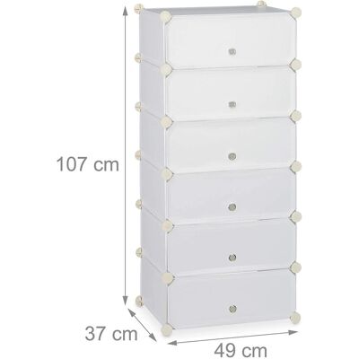 HELLOSHOP26 Scaffale Per Armadio Scarpiera Portaoggetti In Plastica Scarpe Modulari 12 Paia Bianco 1300016612 HELLOSHOP26 Scaffale Per Armadio Scarpiera Portaoggetti In Plastica Scarpe Modulari 12 Paia Bianco 1300016612