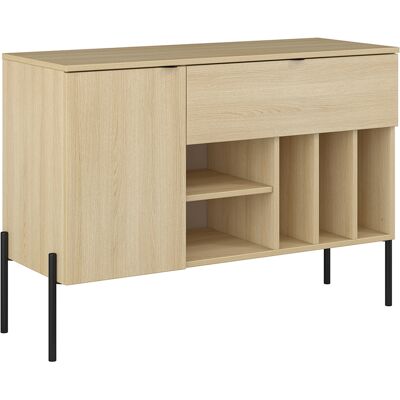 PETITS-MEUBLES Buffet 1 Anta 1 Cassetto Lucilla Marrone 75cm PETITS-MEUBLES Buffet 1 Anta 1 Cassetto Lucilla Marrone 75cm