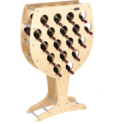 ORIGINAL LEGNO ITALIA - Cantinetta Portabottiglie In Legno Scaffale Mobile Per Bottiglie Vino Made In Italy Mod. Calice Acero B.18 L75 X P25 X 120h ORIGINAL LEGNO ITALIA - Cantinetta Portabottiglie In Legno Scaffale Mobile Per Bottiglie Vino Made In Italy Mod. Calice Acero B.18 L75 X P25 X 120h
