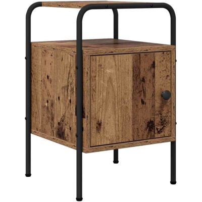 VIDAXL Armadio Da Notte Legno Antico Legno Ingegnerizzato VIDAXL Armadio Da Notte Legno Antico Legno Ingegnerizzato