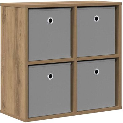 VIDAXL Credenza Rovere Artigianale 59,5 X 27 X 57 Cm VIDAXL Credenza Rovere Artigianale 59,5 X 27 X 57 Cm