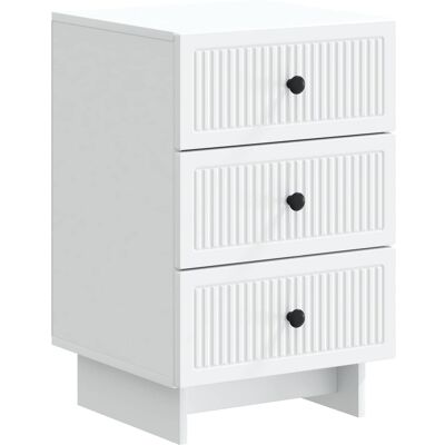 VIDAXL Armadio Da Notte Bianco 43 X 41 X 66,5 Cm Legno Ingegnerizzato VIDAXL Armadio Da Notte Bianco 43 X 41 X 66,5 Cm Legno Ingegnerizzato