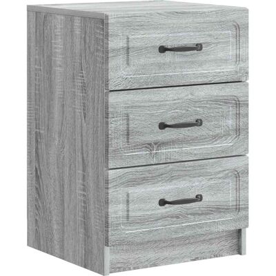 VIDAXL Armadio Da Notte Con Cassetto Grigio Sonoma 43 X 41 X 63,5 VIDAXL Armadio Da Notte Con Cassetto Grigio Sonoma 43 X 41 X 63,5