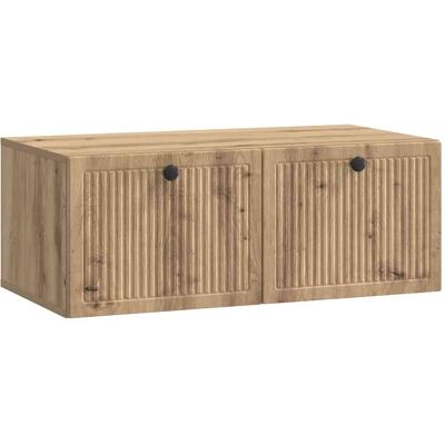 VIDAXL Mobile Porta Tv Da Muro Rovere Artigianale 78,5 X 41 X 30 VIDAXL Mobile Porta Tv Da Muro Rovere Artigianale 78,5 X 41 X 30