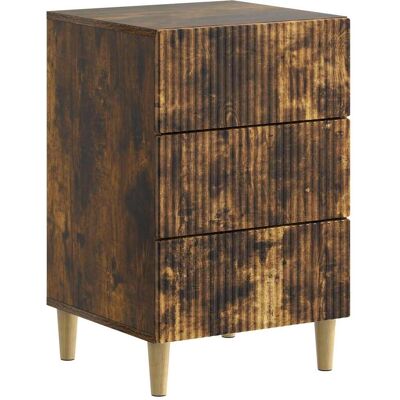 VIDAXL Armadio Da Notte Con Cassetto Rovere Fumo 43 X 41 X 66,5 VIDAXL Armadio Da Notte Con Cassetto Rovere Fumo 43 X 41 X 66,5