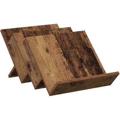 VIDAXL Scaffale Per Riviste Legno Vecchio 53 X 40 X 28,5 Cm VIDAXL Scaffale Per Riviste Legno Vecchio 53 X 40 X 28,5 Cm