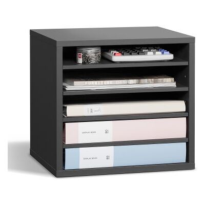 OEM Organizzatore Per Documenti, Con 5 Scomparti E Ripiani Regolabili OEM Organizzatore Per Documenti, Con 5 Scomparti E Ripiani Regolabili