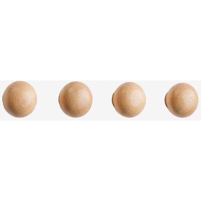 SKLUM Set Di 4 Appendiabiti Da Parete In Legno Crel SKLUM Set Di 4 Appendiabiti Da Parete In Legno Crel