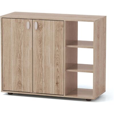 HELLOSHOP26 Scarpiera A 2 Ante 80 X 31 X 64,5 Cm Con Ripiani Regolabili In Un Design Accogliente E Naturale 200018379 HELLOSHOP26 Scarpiera A 2 Ante 80 X 31 X 64,5 Cm Con Ripiani Regolabili In Un Design Accogliente E Naturale 200018379