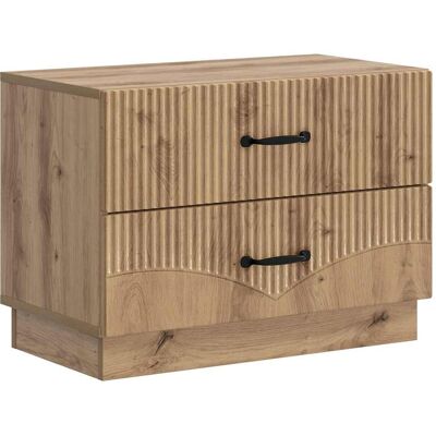 VIDAXL Armadio Da Notte Rovere Artigianale 62 X 34,5 X 44,5 Cm VIDAXL Armadio Da Notte Rovere Artigianale 62 X 34,5 X 44,5 Cm