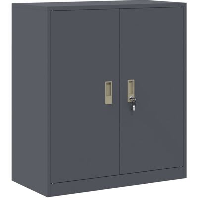 VIDAXL Armadio Antracite 80 X 40 X 90 Cm Acciaio VIDAXL Armadio Antracite 80 X 40 X 90 Cm Acciaio