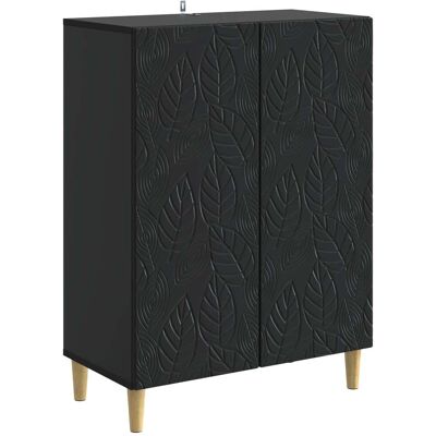 VIDAXL Credenza Nero 66 X 34,5 X 90 Cm Legno Ingegnerizzato VIDAXL Credenza Nero 66 X 34,5 X 90 Cm Legno Ingegnerizzato
