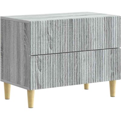 VIDAXL Armadio Da Notte Con Cassetto Grigio Sonoma 62 X 34,5 X 48 Cm VIDAXL Armadio Da Notte Con Cassetto Grigio Sonoma 62 X 34,5 X 48 Cm