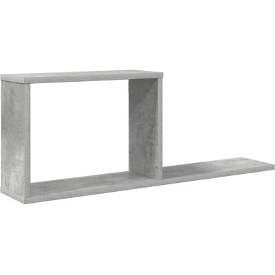VIDAXL Scaffali Flottanti Grigio Cemento 80 X 15 X 30 Cm VIDAXL Scaffali Flottanti Grigio Cemento 80 X 15 X 30 Cm