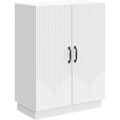 VIDAXL Credenza Bianco 66 X 34,5 X 87 Cm Legno Ingegnerizzato VIDAXL Credenza Bianco 66 X 34,5 X 87 Cm Legno Ingegnerizzato