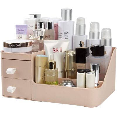 OEM Organizzatore Per Trucchi, Organizer Per Cosmetici Con 2 Cassetti, Portagioie E Contenitore Per Cosmetici Per Bagno E Camera Da Letto OEM Organizzatore Per Trucchi, Organizer Per Cosmetici Con 2 Cassetti, Portagioie E Contenitore Per Cosmetici Per Bagno E Camera Da Letto