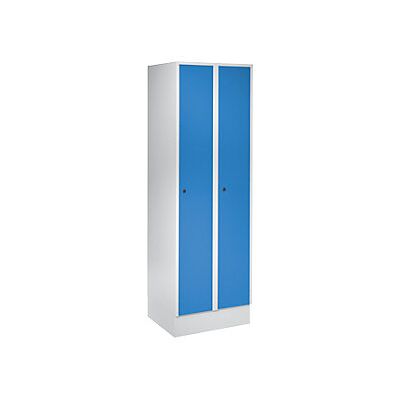 Armadio guardaroba Wolf - Azzurro chiaro - 2 scomparti Armadio guardaroba Wolf - Azzurro chiaro - 2 scomparti
