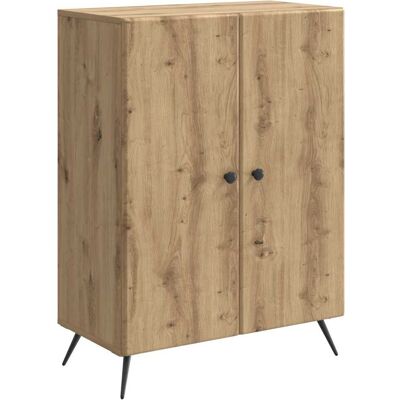 VIDAXL Credenza Rovere Artigianale 66 X 34,5 X 90 Cm VIDAXL Credenza Rovere Artigianale 66 X 34,5 X 90 Cm