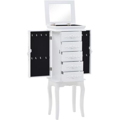 HELLOSHOP26 Credenza Bianca Buffet Mobiletto Consolle Mobile Portagioielli Su Gambe 4402078 HELLOSHOP26 Credenza Bianca Buffet Mobiletto Consolle Mobile Portagioielli Su Gambe 4402078