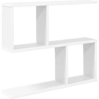 VIDAXL Scaffale Da Parete Bianco 60 X 12 X 50,5 Cm VIDAXL Scaffale Da Parete Bianco 60 X 12 X 50,5 Cm