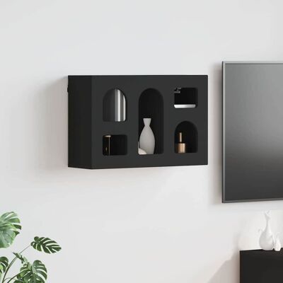 VIDAXL Armadio Pensile Nero 60 X 20 X 40 Cm Legno Multistrato VIDAXL Armadio Pensile Nero 60 X 20 X 40 Cm Legno Multistrato