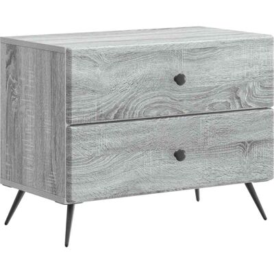 VIDAXL Armadio Da Notte Con Cassetto Grigio Sonoma 62 X 34,5 X 47,5 Cm VIDAXL Armadio Da Notte Con Cassetto Grigio Sonoma 62 X 34,5 X 47,5 Cm