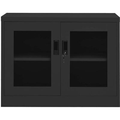 MAISON EXCLUSIVE - Armadio Per Ufficio Antracite 90x40x70 Cm In Acciaio MAISON EXCLUSIVE - Armadio Per Ufficio Antracite 90x40x70 Cm In Acciaio