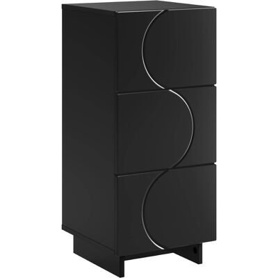 VIDAXL Credenza Nero 33,5 X 34,5 X 75 Cm Legno Ingegnerizzato VIDAXL Credenza Nero 33,5 X 34,5 X 75 Cm Legno Ingegnerizzato