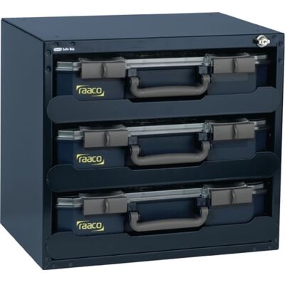 raaco Assortimento Cassetta Cassaforte L452xp405xh330mm 3 Scomparti Con Assortimento Scatole Pp raaco Assortimento Cassetta Cassaforte L452xp405xh330mm 3 Scomparti Con Assortimento Scatole Pp