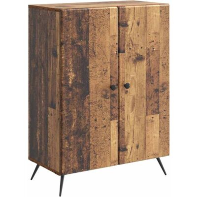 VIDAXL Credenza Legno Antico 66 X 34,5 X 90 Cm Legno Ingegnerizzato VIDAXL Credenza Legno Antico 66 X 34,5 X 90 Cm Legno Ingegnerizzato